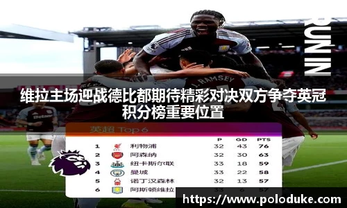 维拉主场迎战德比都期待精彩对决双方争夺英冠积分榜重要位置